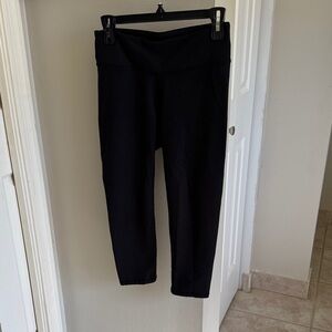 Fabletics Black Cropped Leggings